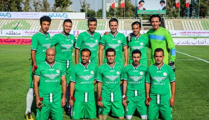 دیدار تیم منتخب پیشکسوتان فوتبال و تیم رسانه ورزش