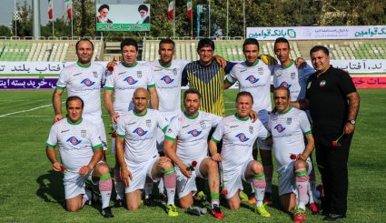 دیدار تیم منتخب پیشکسوتان فوتبال و تیم رسانه ورزش