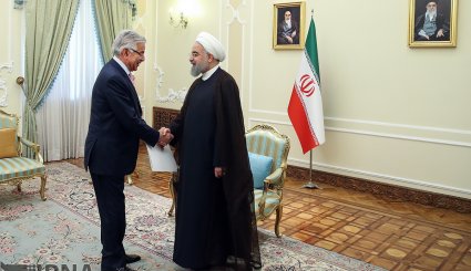 دیدار وزیر امور خارجه پاکستان با روحانی + تصاویر