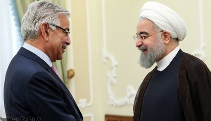 دیدار وزیر امور خارجه پاکستان با روحانی + تصاویر
