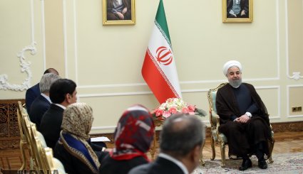 دیدار وزیر امور خارجه پاکستان با روحانی + تصاویر
