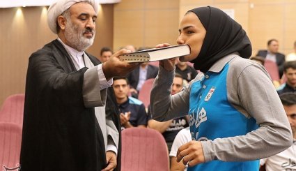 مراسم بدرقه تیم های ملی فوتسال بانوان و آقایان به مسابقات آسیایی داخل سالن