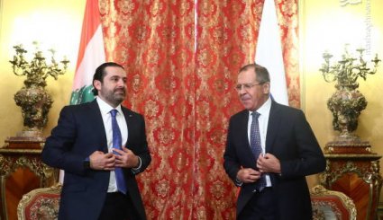 دیدار نخست وزیر لبنان با سرگئی لاوروف