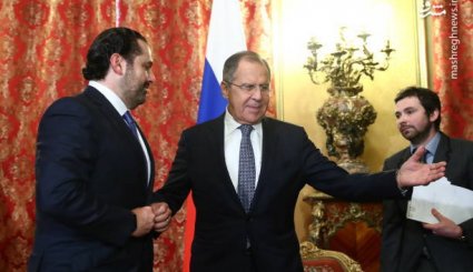 دیدار نخست وزیر لبنان با سرگئی لاوروف