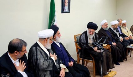 دیدار رئیس و اعضای دوره جدید مجمع تشخیص مصلحت نظام با مقام معظم رهبری