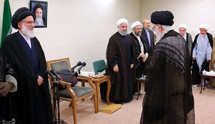 دیدار رئیس و اعضای دوره جدید مجمع تشخیص مصلحت نظام با مقام معظم رهبری