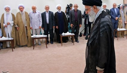 دیدار رئیس و اعضای دوره جدید مجمع تشخیص مصلحت نظام با مقام معظم رهبری