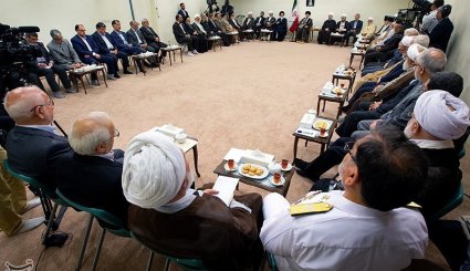 دیدار رئیس و اعضای دوره جدید مجمع تشخیص مصلحت نظام با مقام معظم رهبری