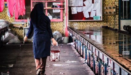 کارگاه تولید پرچمهای محرم - خمین