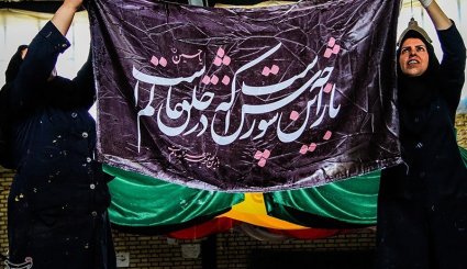 کارگاه تولید پرچمهای محرم - خمین