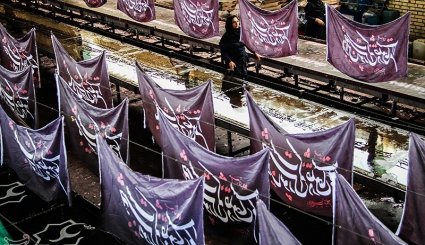 کارگاه تولید پرچمهای محرم - خمین