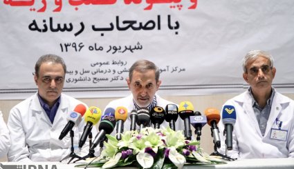 نشست خبری عمل جراحی موفقیت آمیز سرطان تیروئید