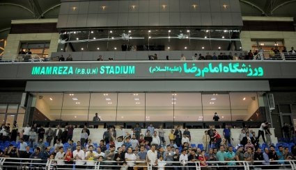 افتتاح ورزشگاه امام رضا ع / دیدار تیم های منتخب مشهد و کربلا

