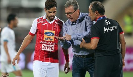 دیدار تیم‌های فوتبال پرسپولیس و پیکان- تصاویر