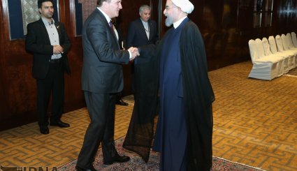 دیدار روسای جمهوری فرانسه و اتریش و نخست وزیر سوئد با روحانی در نیویورک