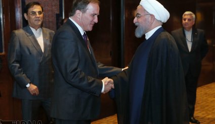 دیدار روسای جمهوری فرانسه و اتریش و نخست وزیر سوئد با روحانی در نیویورک