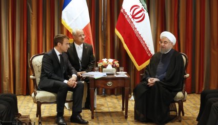 دیدار روسای جمهوری فرانسه و اتریش و نخست وزیر سوئد با روحانی در نیویورک