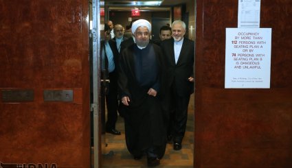 دیدار روسای جمهوری فرانسه و اتریش و نخست وزیر سوئد با روحانی در نیویورک