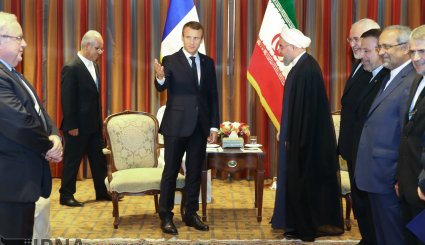 دیدار روسای جمهوری فرانسه و اتریش و نخست وزیر سوئد با روحانی در نیویورک