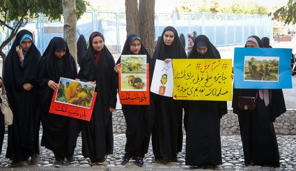تجمع مادران و کودکان مشهدی در حمایت از مظلومان میانمار
