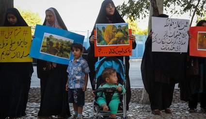 تجمع مادران و کودکان مشهدی در حمایت از مظلومان میانمار
