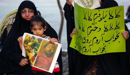 تجمع مادران و کودکان مشهدی در حمایت از مظلومان میانمار
