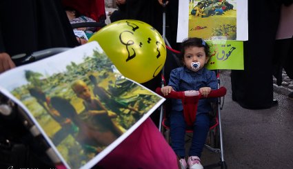 تجمع مادران و کودکان مشهدی در حمایت از مظلومان میانمار
