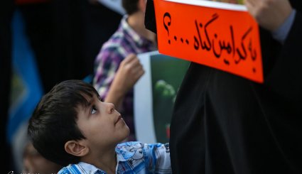 تجمع مادران و کودکان مشهدی در حمایت از مظلومان میانمار
