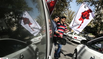تجمع دانش آموزان مقابل سازمان ملل در اعتراض به نسل کشی کودکان میانمار