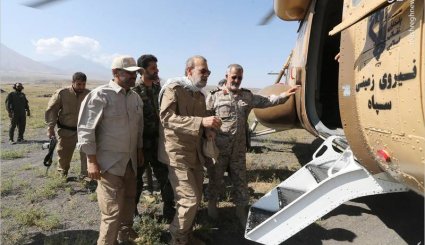 بازدید لاریجانی از سد ارس