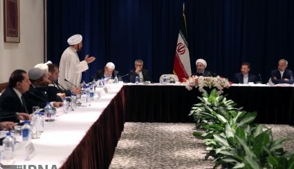 دیدار رئیس جمهوری با رهبران جامعه مسلمان آمریکا