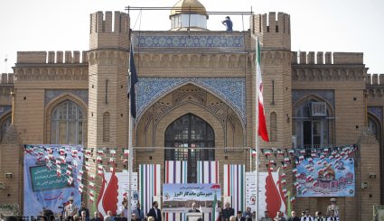 نواختن زنگ آغاز سال تحصیلی 96-97 در دبیرستان البرز