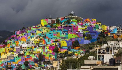 رنگ آمیزی ساختمان ها برای جذب گردشگر
