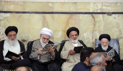 مراسم بزرگداشت مرحوم آیت‌الله راستی کاشانی در مسجد اعظم قم