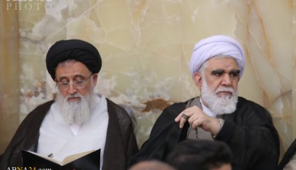 مراسم بزرگداشت مرحوم آیت‌الله راستی کاشانی در مسجد اعظم قم