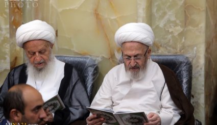 مراسم بزرگداشت مرحوم آیت‌الله راستی کاشانی در مسجد اعظم قم