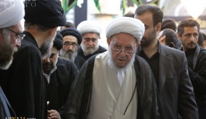 مراسم بزرگداشت مرحوم آیت‌الله راستی کاشانی در مسجد اعظم قم