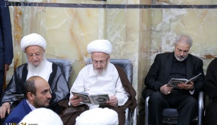 مراسم بزرگداشت مرحوم آیت‌الله راستی کاشانی در مسجد اعظم قم