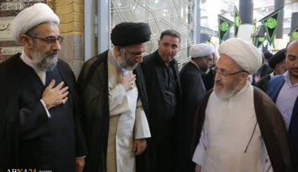 مراسم بزرگداشت مرحوم آیت‌الله راستی کاشانی در مسجد اعظم قم