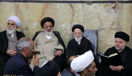 مراسم بزرگداشت مرحوم آیت‌الله راستی کاشانی در مسجد اعظم قم