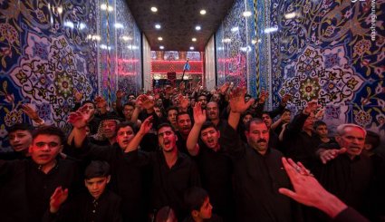 عزاداری شب سوم محرم در کربلا معلی