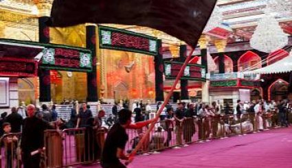 عزاداری شب سوم محرم در کربلا معلی