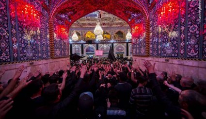 عزاداری شب سوم محرم در کربلا معلی