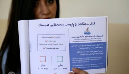 تصاویری از همه‌پرسی جدایی منطقه کردستان عراق 