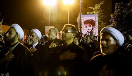 تصاویر ورود پیکر شهید مدافع حرم محسن حججی به کشور