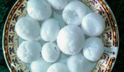 بارش تگرگ به اندازه گردو در اهر
