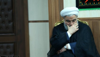 مراسم عزاداری ابا عبدالله حسین(ع) در نهاد ریاست جمهوری + تصاویر