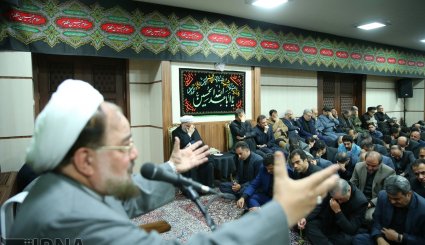مراسم عزاداری ابا عبدالله حسین(ع) در نهاد ریاست جمهوری + تصاویر