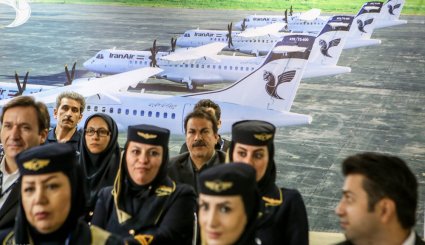 فرود دو فروند هواپیمای ای تی ار خریداری شده در تهران + تصاویر