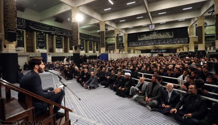 عزاداری شب تاسوعا در حضور رهبر معظم انقلاب